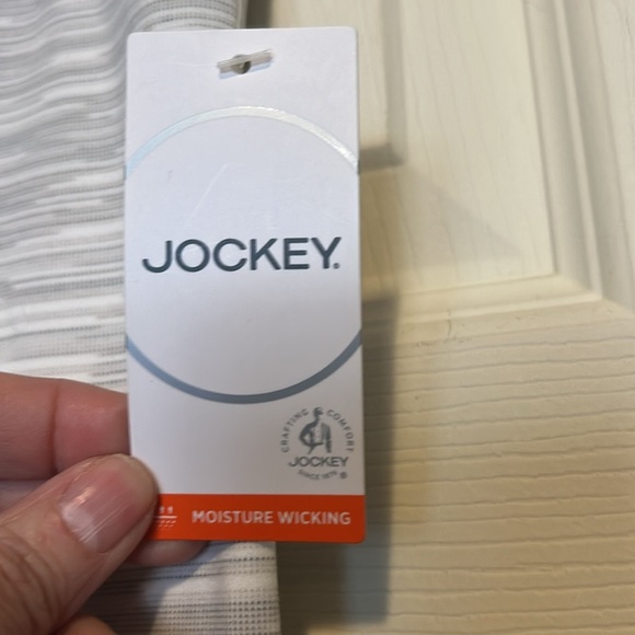 Jockey Leggings Size Medium White Gray - Picture 4 of 8